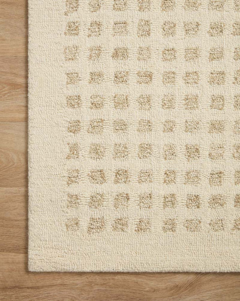 Chris Loves Julia x Loloi Polly POL-01 Ivory Natural Rug