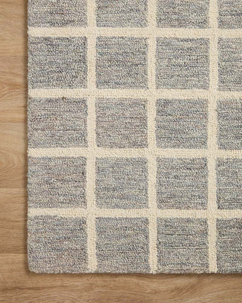 Chris Loves Julia x Loloi Polly POL-05 Slate Ivory Rug