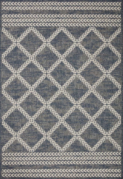 Loloi Rainier RAI-05 Denim Ivory Rug