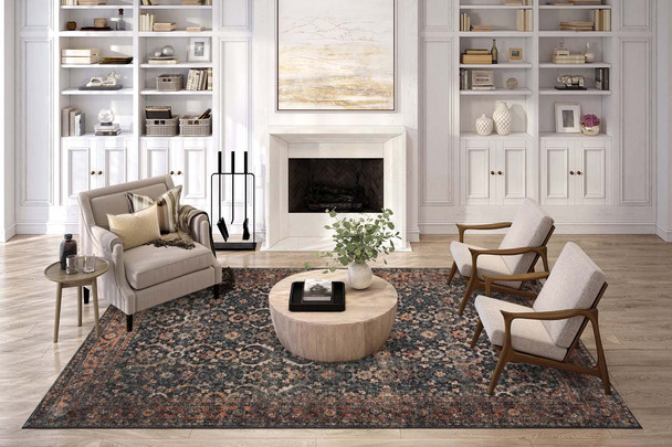 Dalyn Jericho JC1 Charcoal Rug