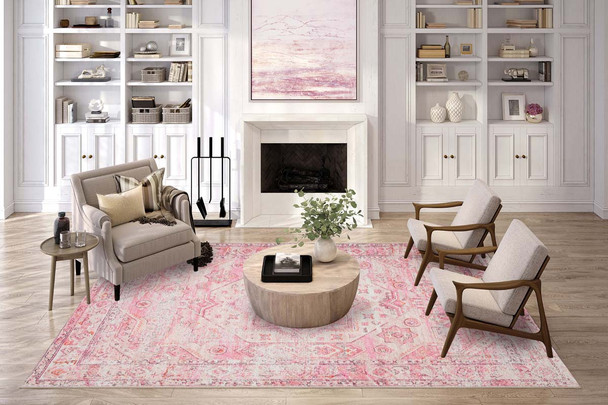 Dalyn Jericho JC5 Rose Rug