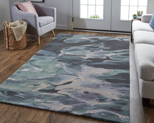 Feizy Amira 8635F Green Blue Rug