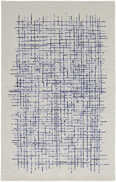 Feizy Maddox 8630F Ivory Navy Rug