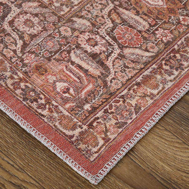 Feizy Rawlins 39HNF Terracotta Multi Rug