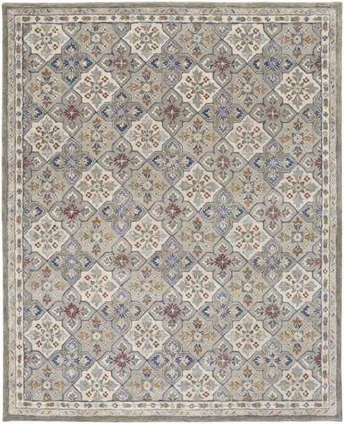 Feizy Rylan 8638F Gray Multi Rug