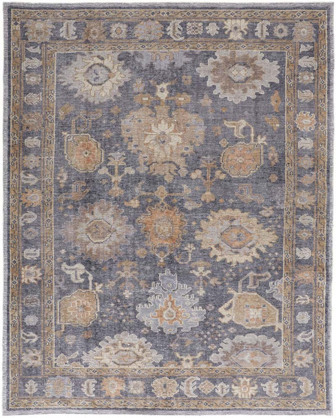Feizy Wendover 6842F Charcoal Rug