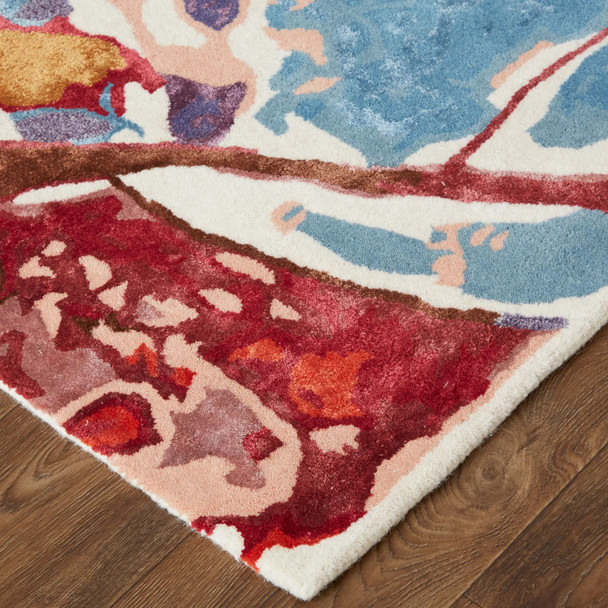 Feizy Dafney 8863F Red Multi Rug