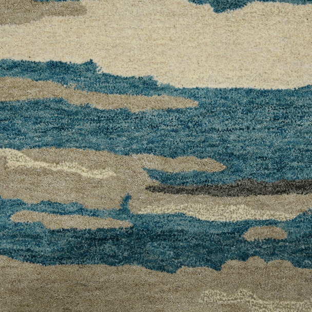 Amer Abstract ABS-4 Gunter Blue Rug