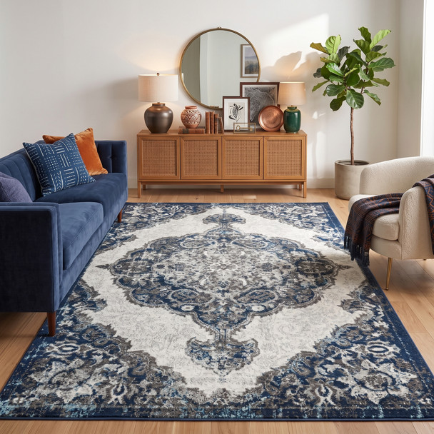Amer Alexandria ALX-86 Wiltshire Navy Rug