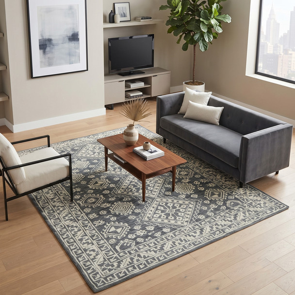 Amer Boston BOS-61 Ilford Gray Rug
