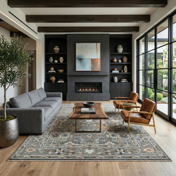 Amer Bristol BRS-15 Maneux Gray Rug