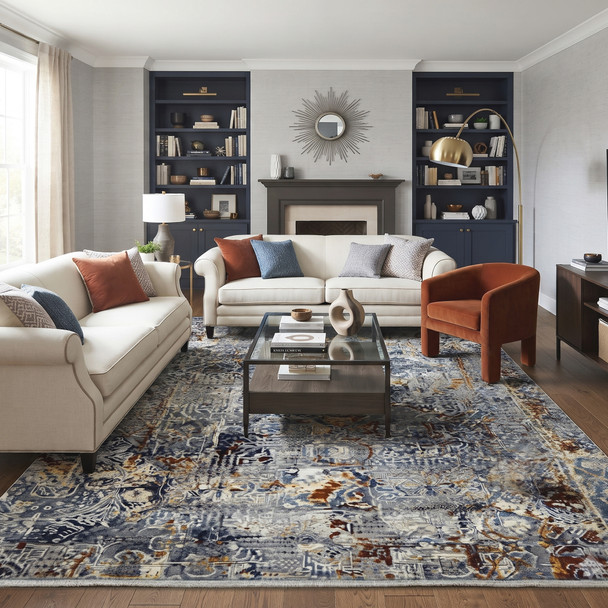 Amer Bristol BRS-46 Jorenie Blue Rug