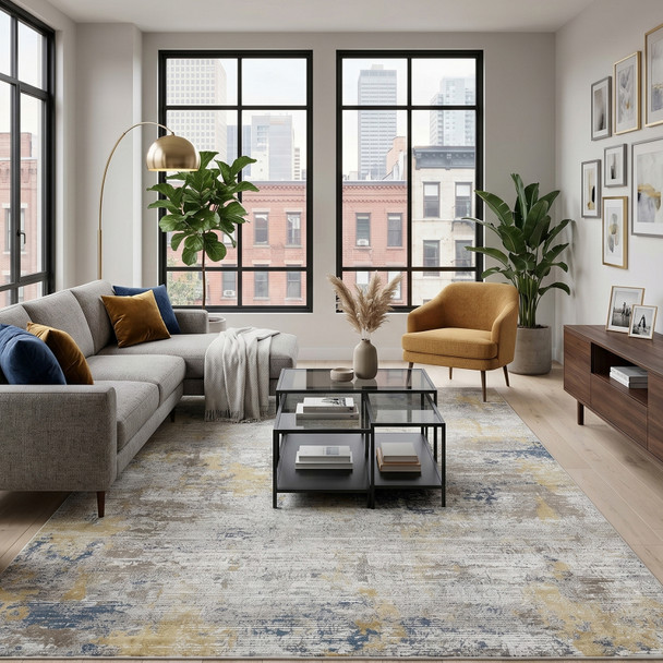 Amer Hamilton HAM-3 Menno Gold Rug
