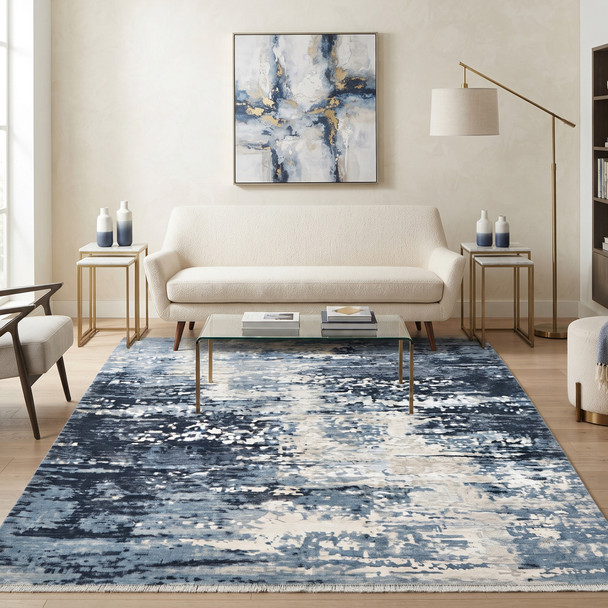 Amer Hermitage HRM-1 Alyanna Blue Sapphire Rug