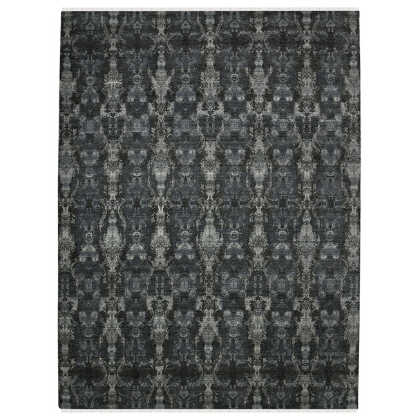 Amer Kohinoor KOH-11 Yaseen Blue Brown Rug