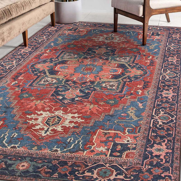 Amer Myra MYR-8 Farrah Red Blue Rug
