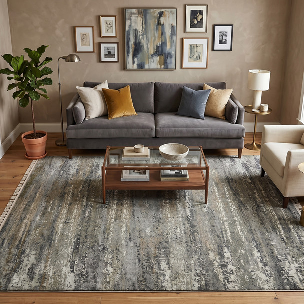 Amer Mystique MYS-12 Gallo Stone Gray Rug