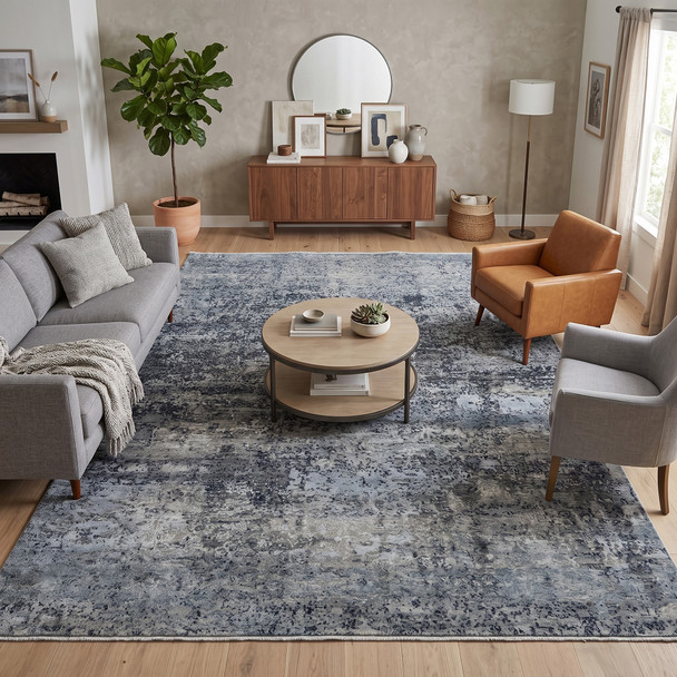 Amer Mystique MYS-25 Linden Blue Rug