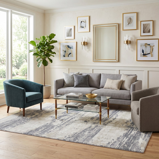 Amer Savannah SAV-5 Erica Gray Blue Rug