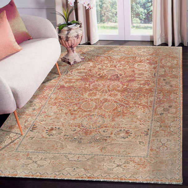 Amer Vintage VIN-1 Oletha Orange Tan Rug