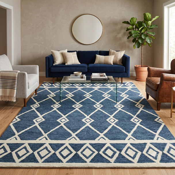 Amer Vista VIS-6 Raton Navy Rug