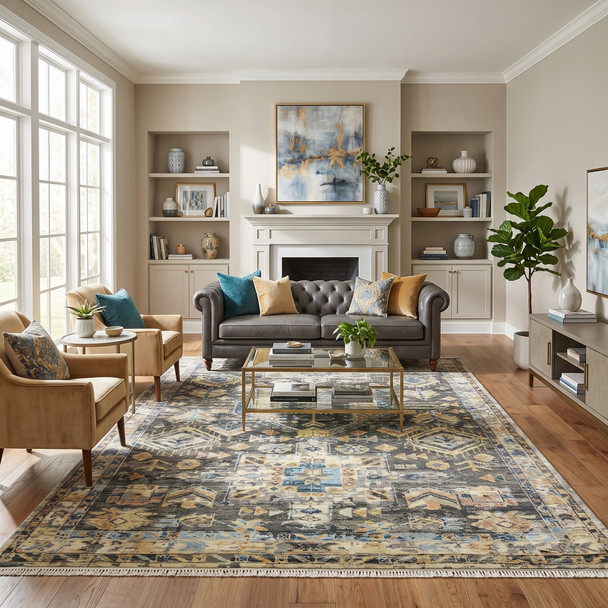 Amer Willow WIL-3 Greenlee Gray Rug