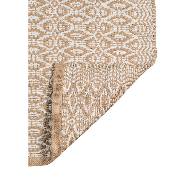 Amer Zola ZOL-7 Parquet White Tan Rug