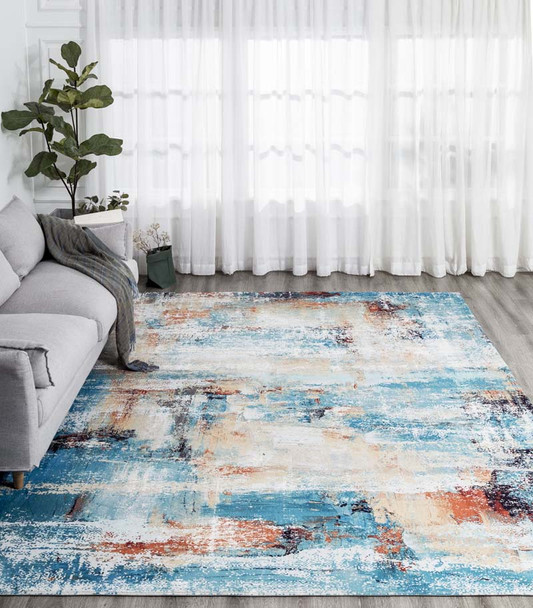 Kalaty Denali DN-715 Turquoise Spice Rug
