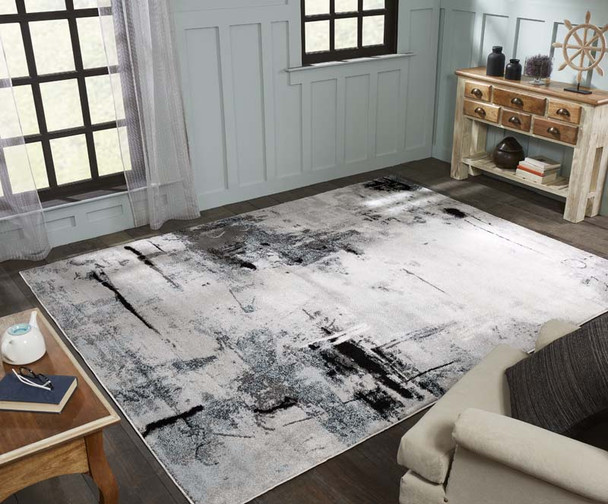 Kalaty Solstice SC-056 Grey Tones White Rug