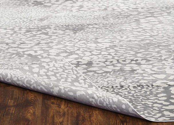 Kalaty Serengeti SG-627 LT Grey Leopard Rug