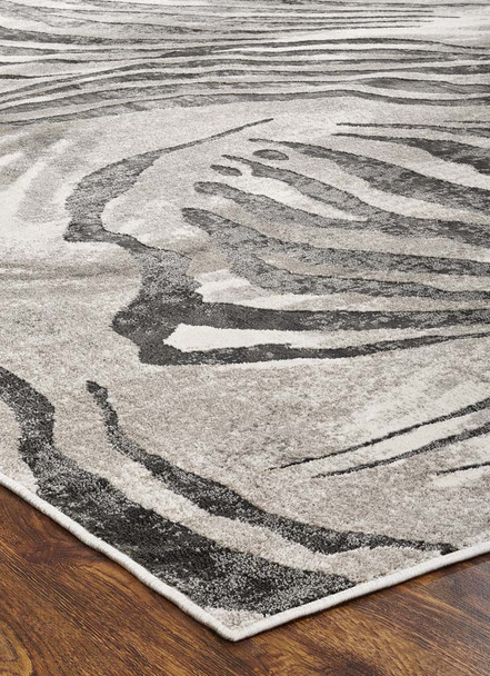 Kalaty Serengeti SG-630 Charcoal Zebra Rug