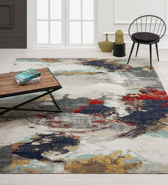 Kalaty 24-Seven TF-974 Abstract Cloud Multi Rug