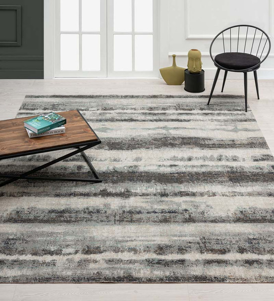 Kalaty 24-Seven TF-975 Shibori Blue Grey Rug