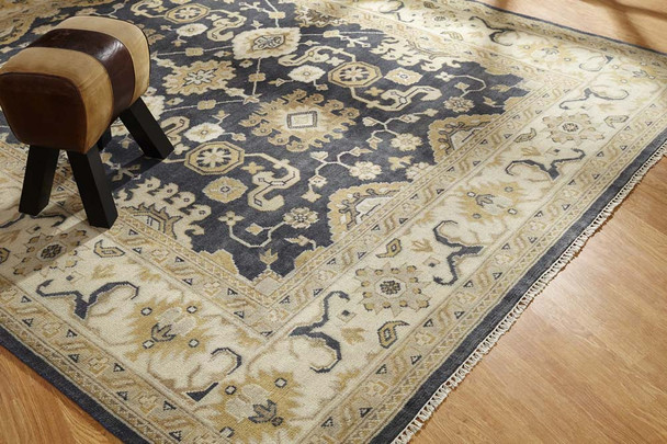 Kalaty Umbria US-108 Denim Ivory Rug
