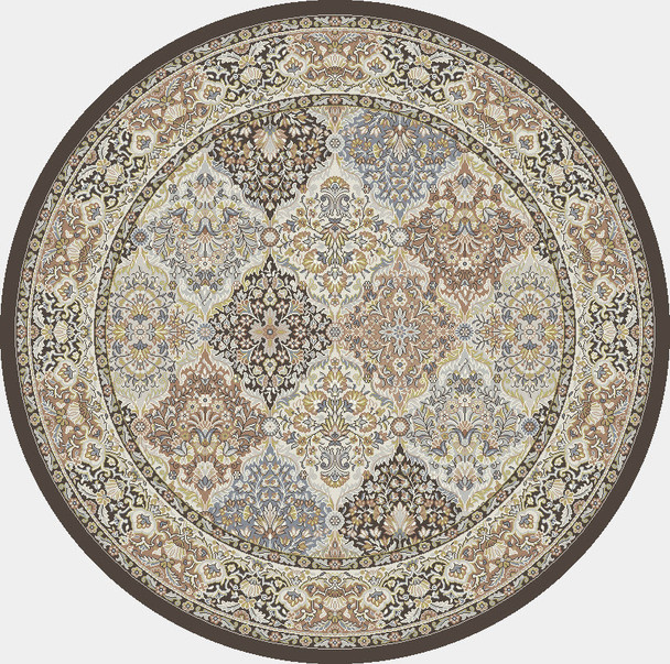 Dynamic Ancient Garden 57008 3235 Brown Blue Rug