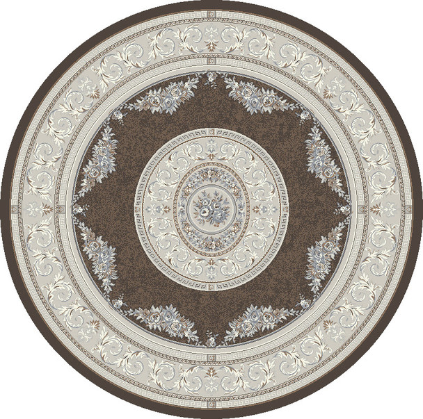 Dynamic Ancient Garden 57226 3295 Brown Cream Rug