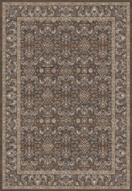 Dynamic Ancient Garden 57276 3235 Dark Brown Beige Blue Rug