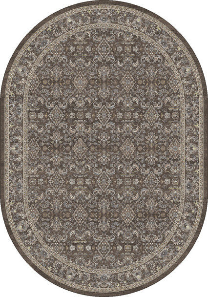 Dynamic Ancient Garden 57276 3235 Dark Brown Beige Blue Rug