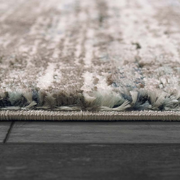 Dynamic Riley 6032 985 Grey Beige Blue Rug