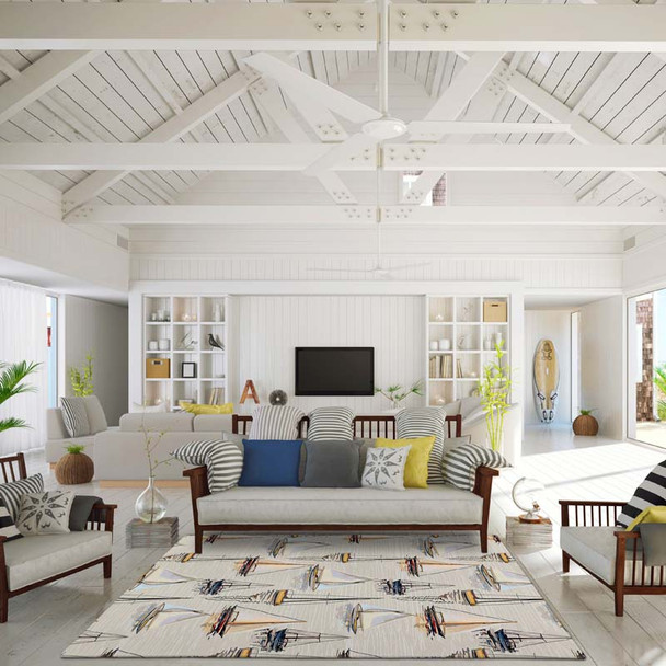 Dalyn Harbor HA8 Ivory Rug