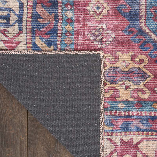 Nourison Nicole Curtis Series 1 SR105 Red Navy Rug