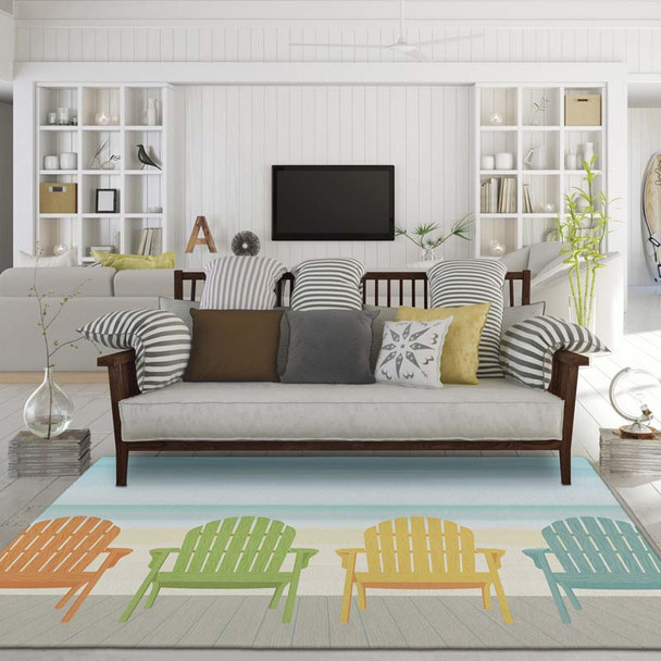 Addison Harpswell AHP31 Blue Rug