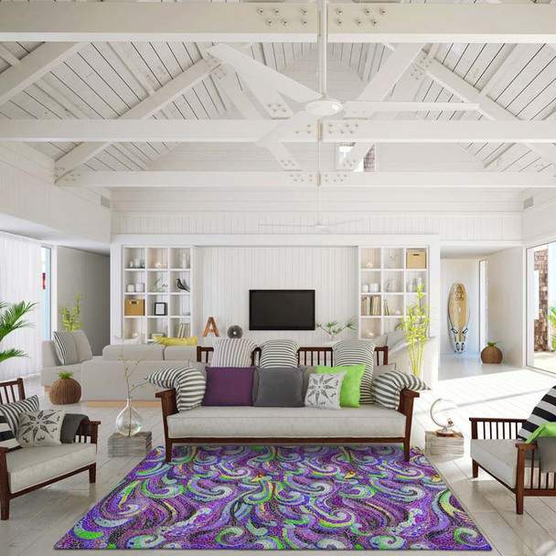 Addison Surfside ASR44 Purple Rug