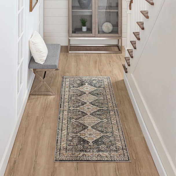 Karastan Echo R1058 131 Milo Grey Rug