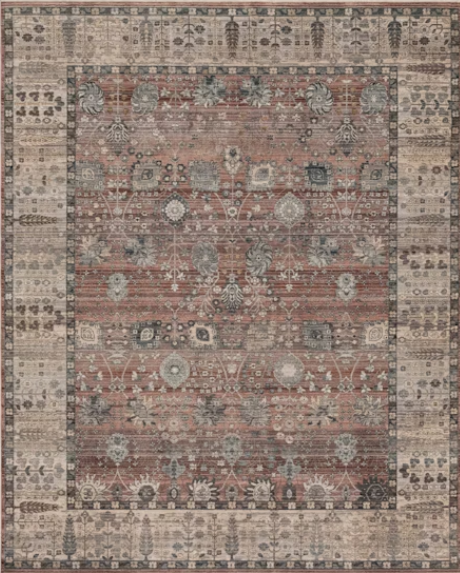 Karastan Echo R1062 666 Tesorino Pudra Rug