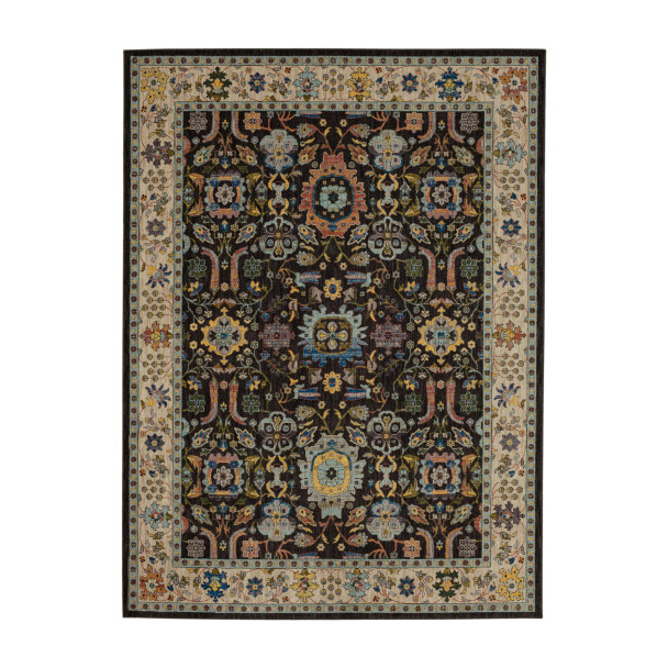 Karastan Pandora 92612 5691 Enmity Charcoal Rug
