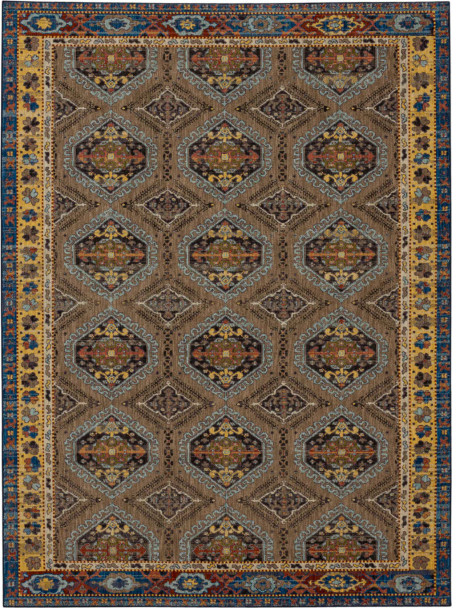 Karastan Pandora 92614 80242 Vainglory Taupe Rug
