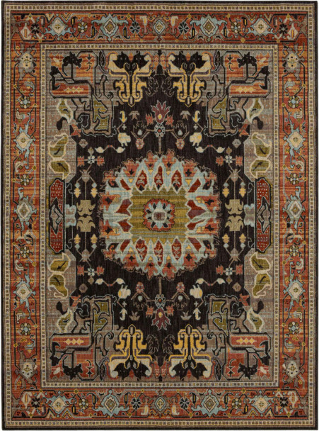 Karastan Pandora 92617 5691 Covetous Charcoal Rug