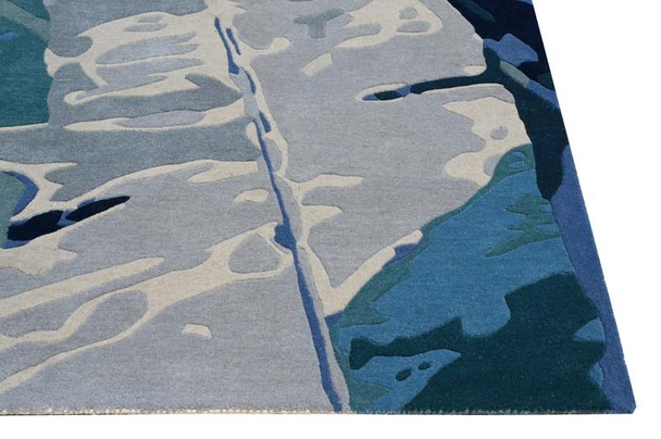 Kas Cove 3006 Ivory Blue Illusion Rug