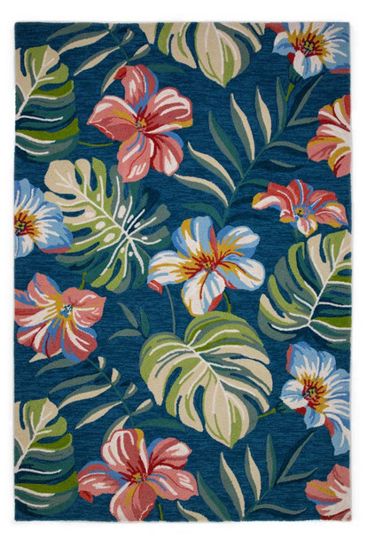 Kas Harbor 4250 Blue Tropical Rug